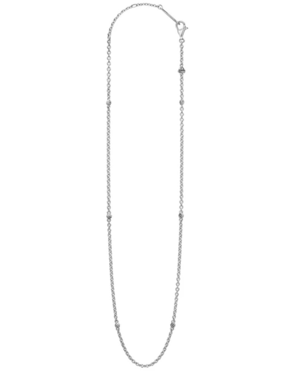 Lagos Sterling Silver Beaded Station Necklace